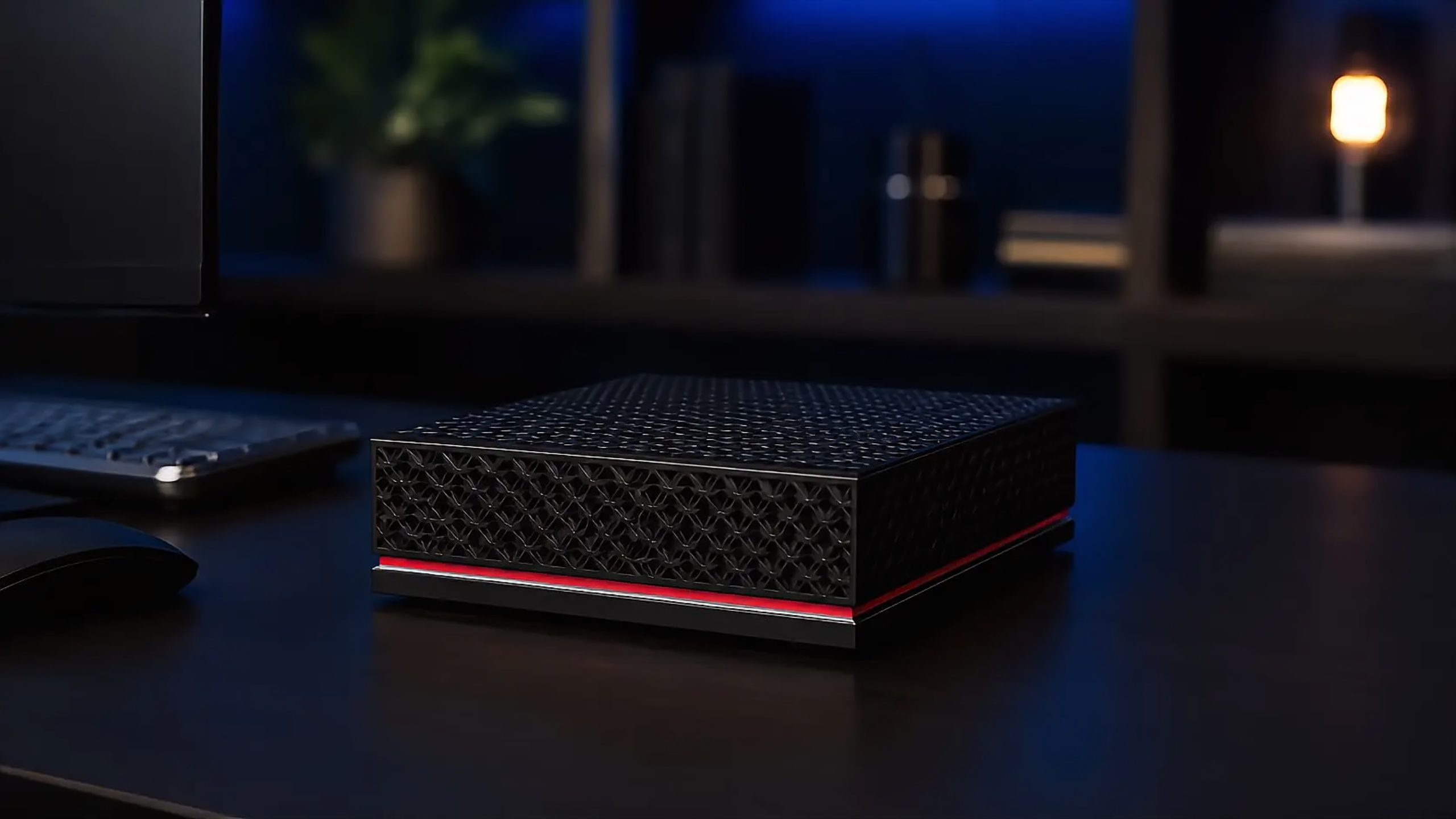 Large-memory compact system for shared office AI